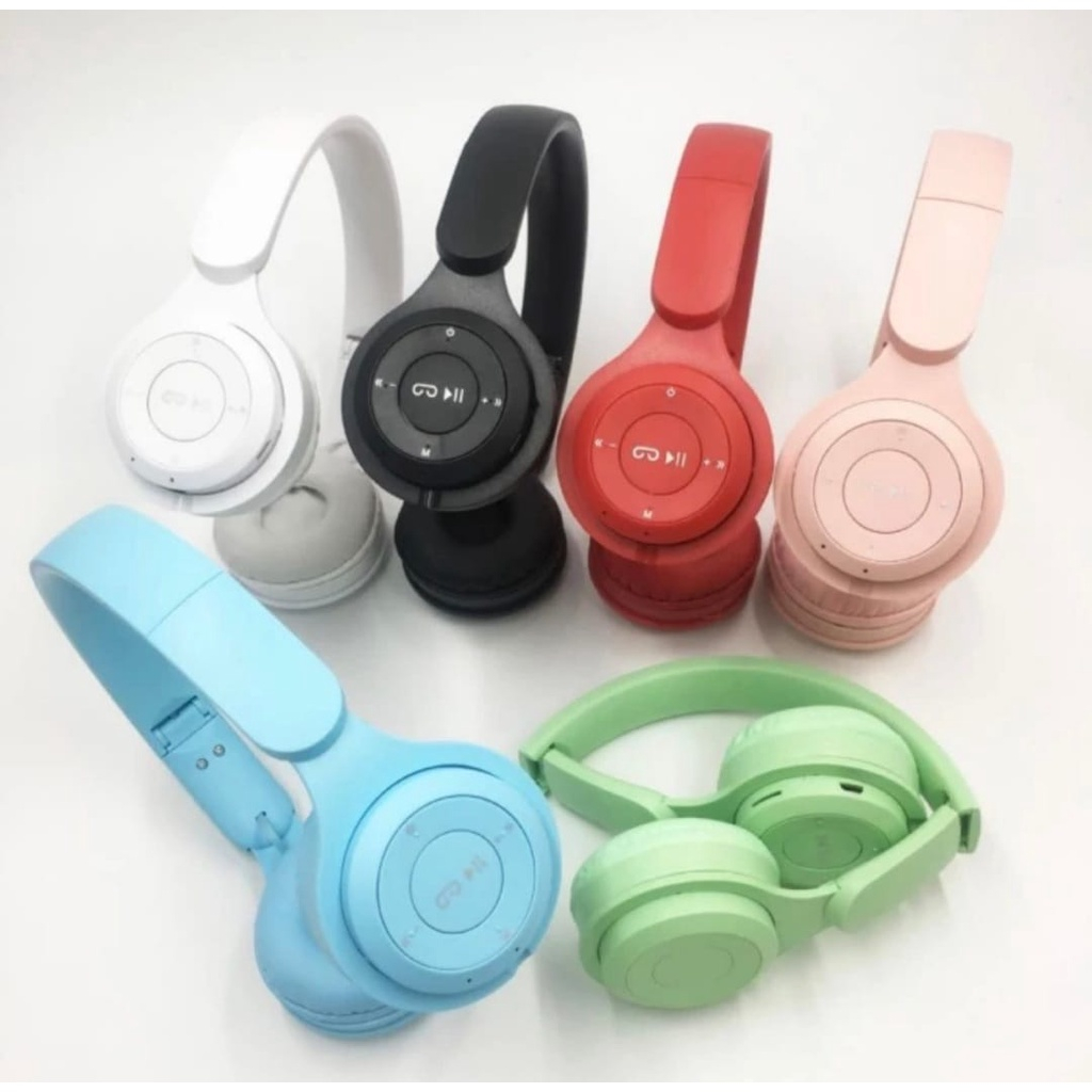 Headphone Bando MZ-08 Support SD Card Wireless Bluetooth