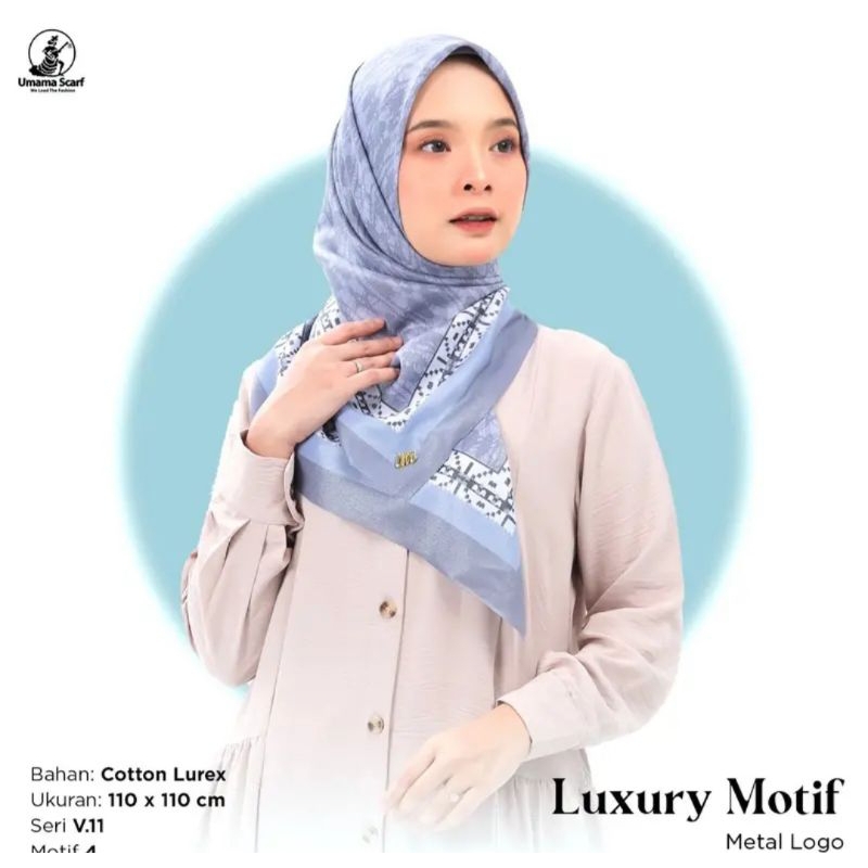 HIJAB SEGIEMPAT UMAMA SCARF LUXURY HIJAB UMAMA LUXURY MOTIF UMAMA SCARF MOTIF