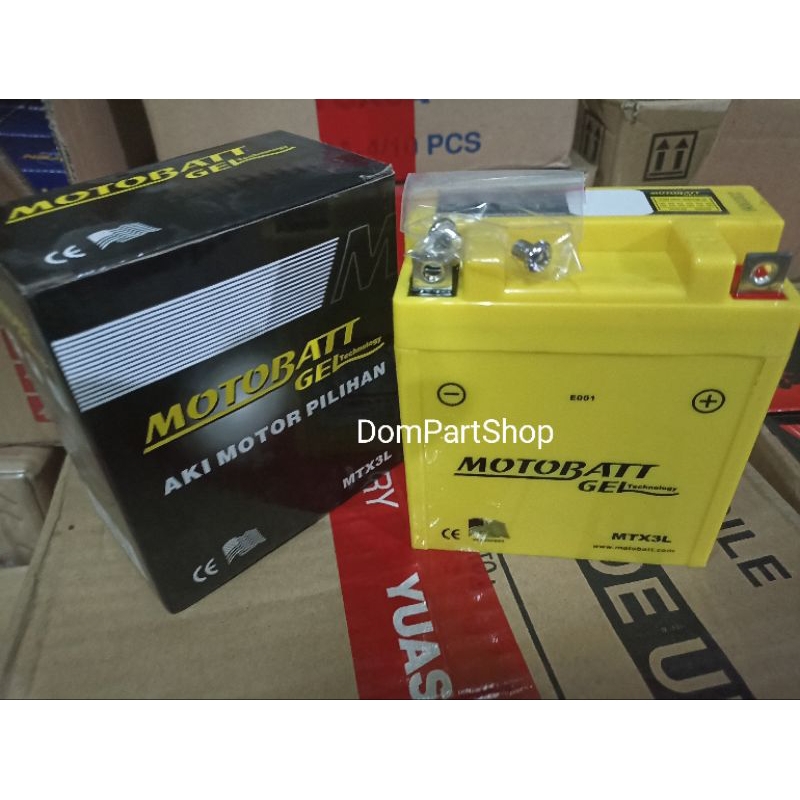 Aki RX-KING Aki Kering JEL RKX 12V MTX3L Motobatt