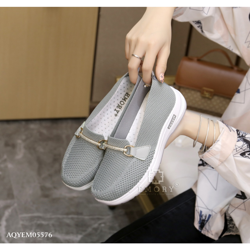 SEPATU SLIP ON  EMORYSTYLE Davarine  Series  AQYEMO 5576 MB