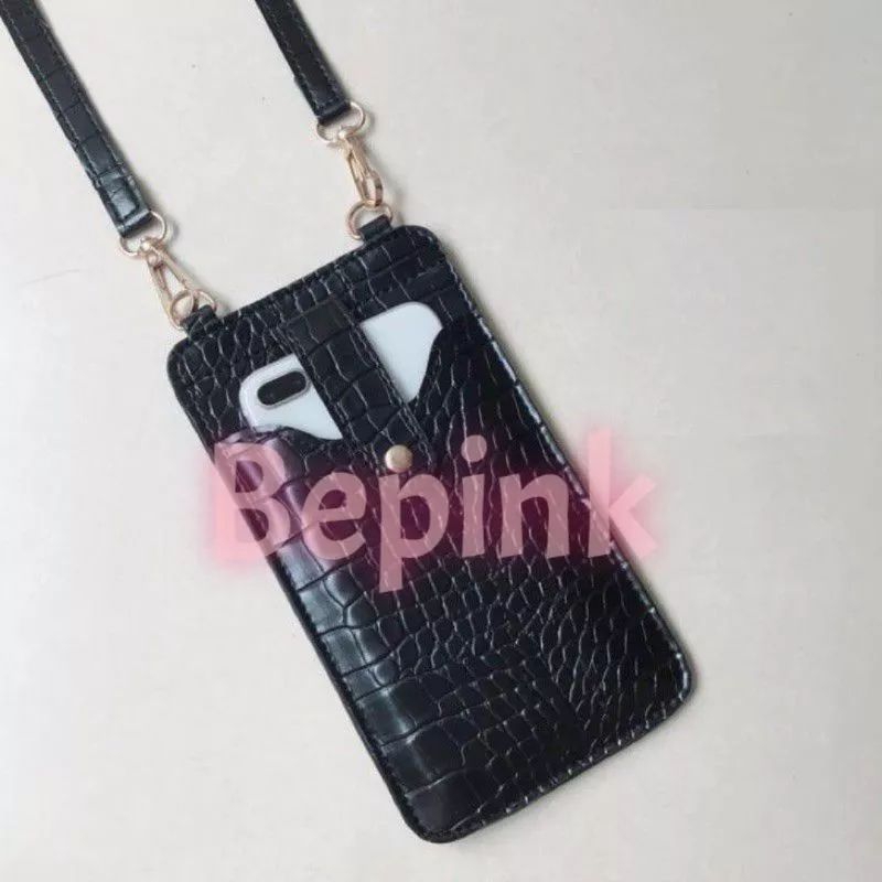 TAS SELEMPANG HP CROCO /POUCH POCKET HP (BEPINK OFFICIAL)