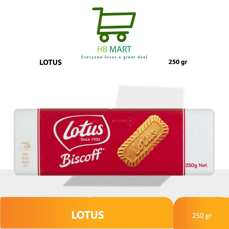 

Lotus Biscoff 250gr - Biskuit Speculoos Caramel Cookies Cinnamon