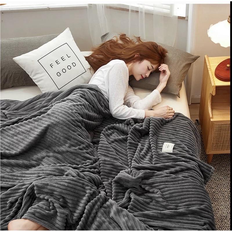 Bisa COD Selimut  Bulu Dewasa Tebal Embos 3D Polos Uk 1800x200 New