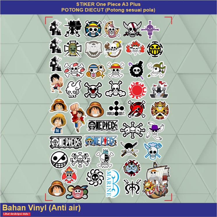 

Stiker Laptop, HP, Tumbler One Piece