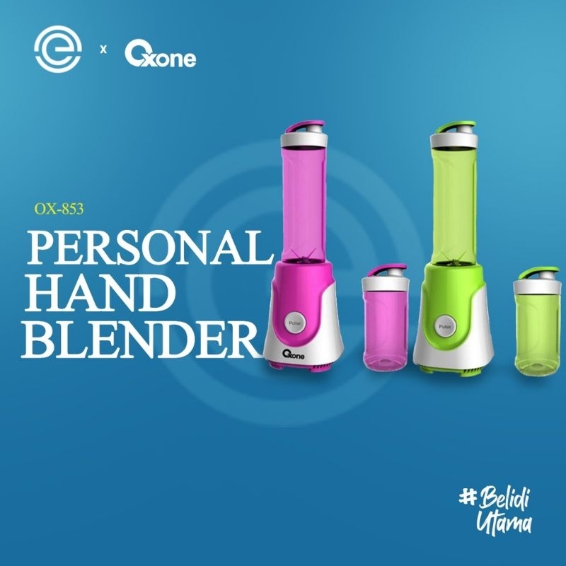 Hand Blender Oxone OX-853 / Personal Hand Blender BPA Free / Garansi 2 tahun