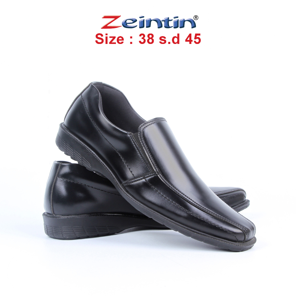 Zeintin - Sepatu Pantofel Pria Spatu Kantor Pria  Terbaru Sepatu Kulit Sintetis Zeintin BIG SIZE BJ