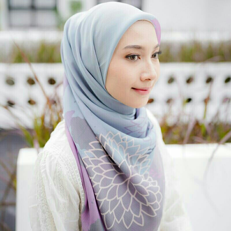 Hijab Potton 120 cm PREMIUM lasercut/ Jilbab lasercut motif Khaliqa Series