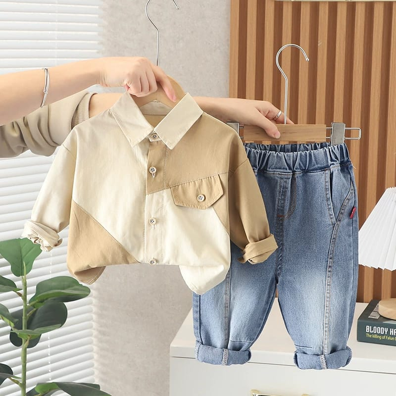 Setelan anak lakilaki 1-5 tahun impor korea / baju anak premium stelan keren