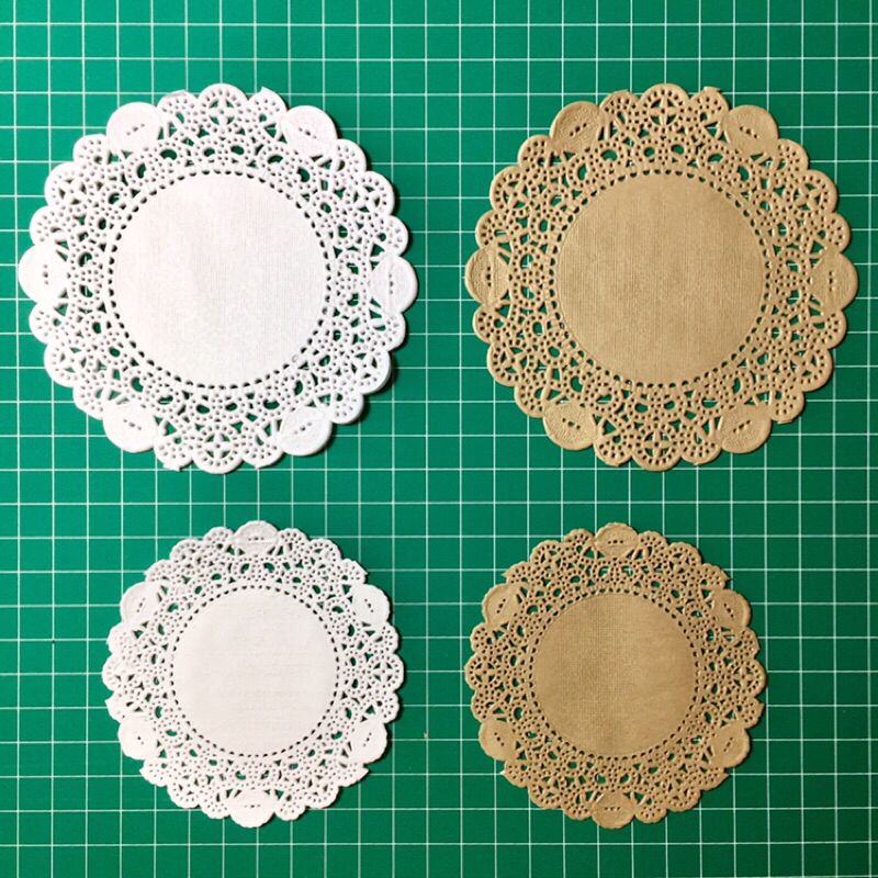 

BAHAN SCRAPBOOK - Doily Paper Cut Hiasan
