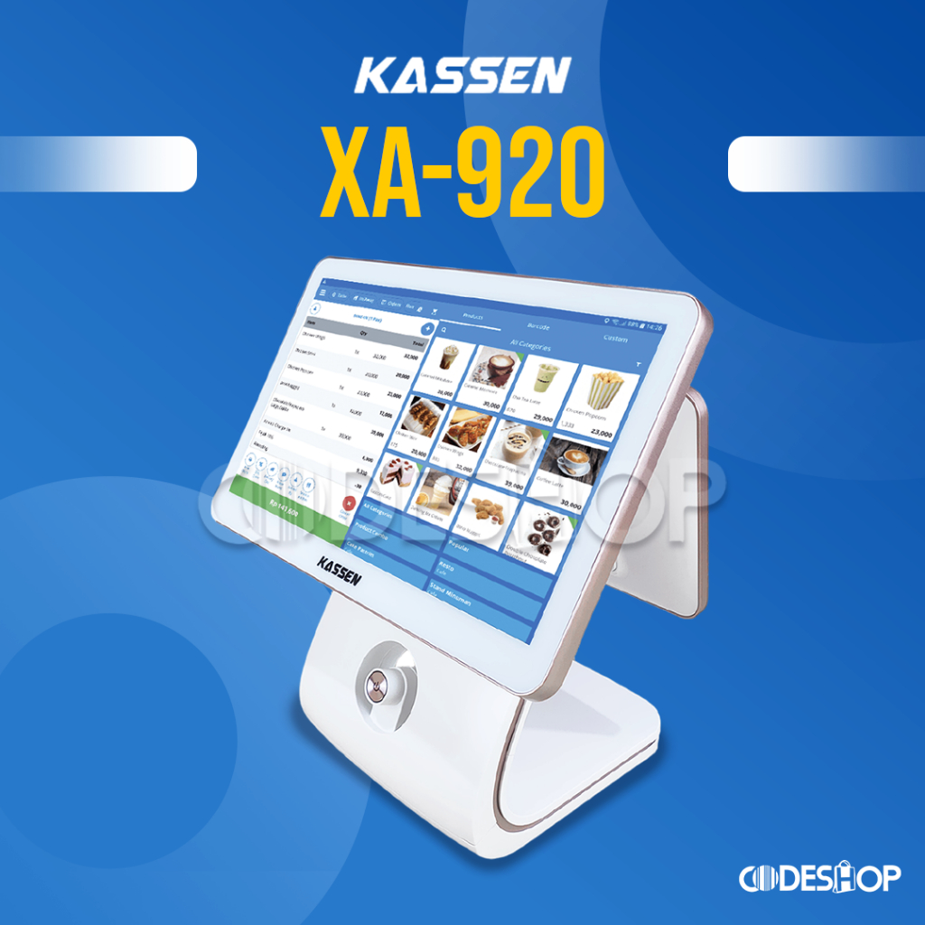 Mesin Kasir All In One POS 4/64 GB KASSEN XA920 / XA-920 Android Touchscreen