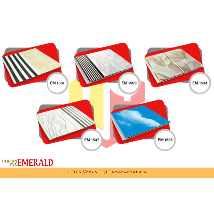 PLAFON PVC EMERALD MOTIVE SERIES 8MM | - 4M |