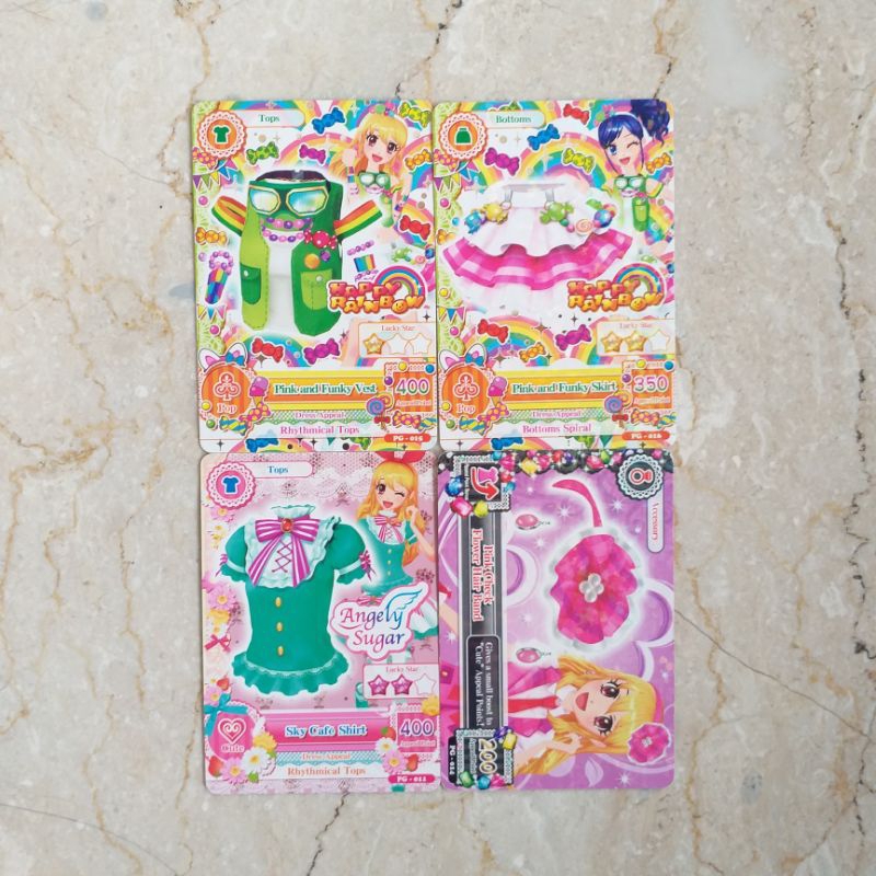 Aikatsu Indo Happy Rainbow Angely Sugar Stage Ichigo Aoi Merch Promo