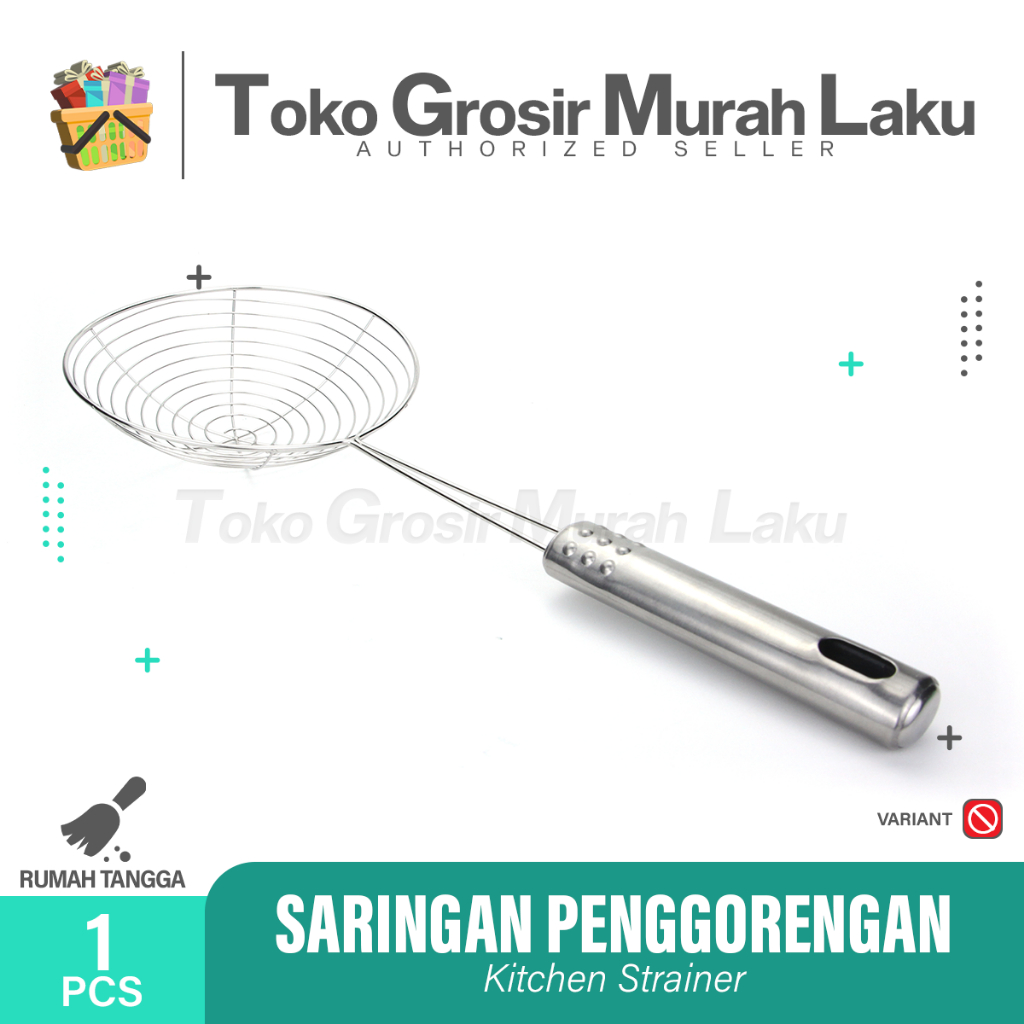 SARINGAN MINYAK TIRISAN GORENGAN SEROKAN MASAK STAINLESS TAHAN PANAS