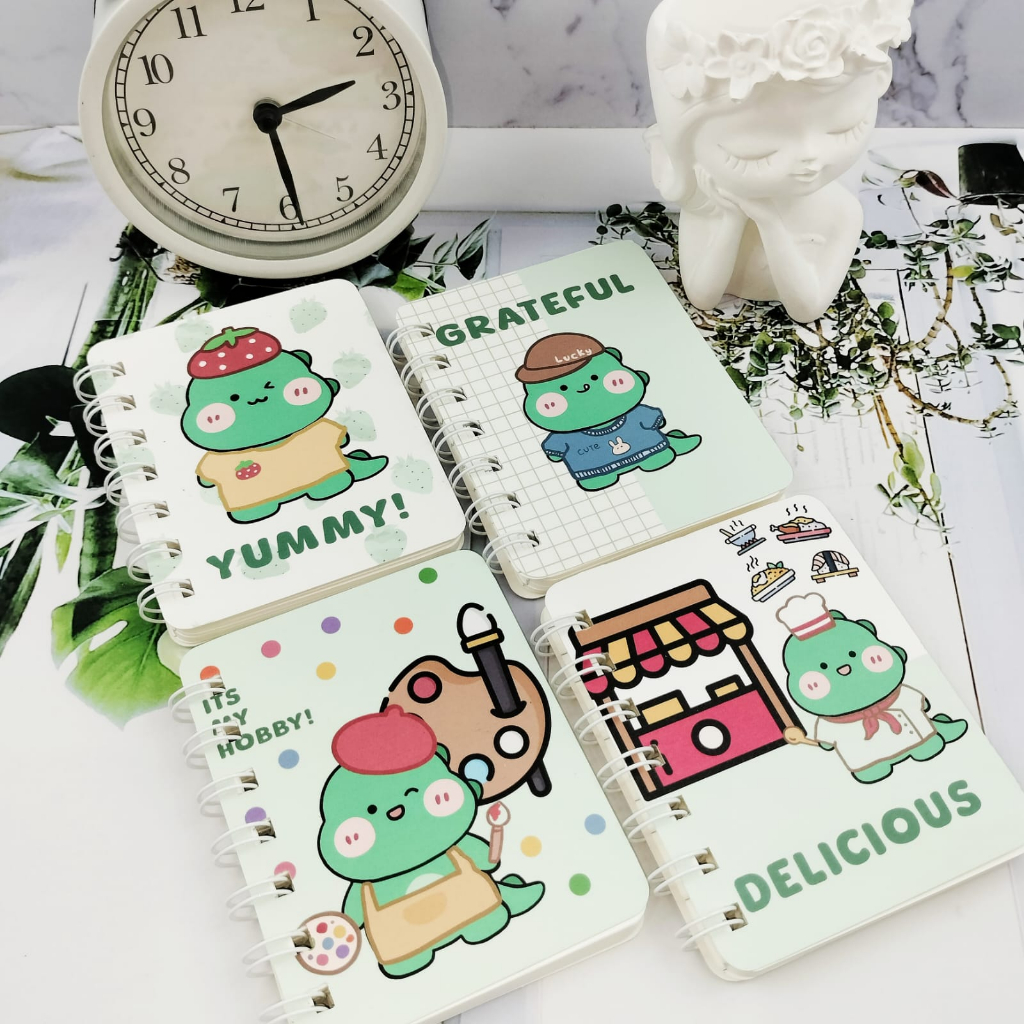 Notebook Buku Diary Spiral Karakter Lucu Unik ukuran A7 isi 80 Halaman / Buku Tulis Spiral Kertas Bergaris Ready banyak pilihan Motif Alat Tulis Sekolah Anak Terlengkap Kualitas Terbaik bisa COD