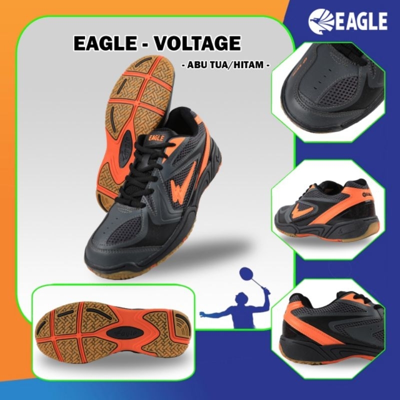 Sepatu Badminton Eagle Voltage Original