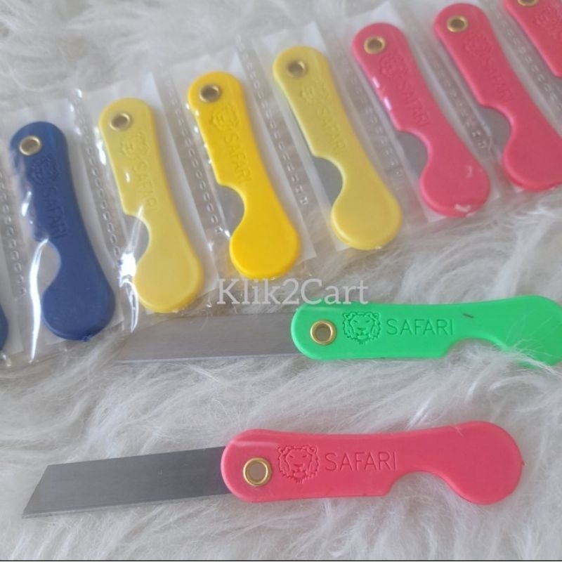 

Pisau lipat mini safari / silet lipat / cutter lipat
