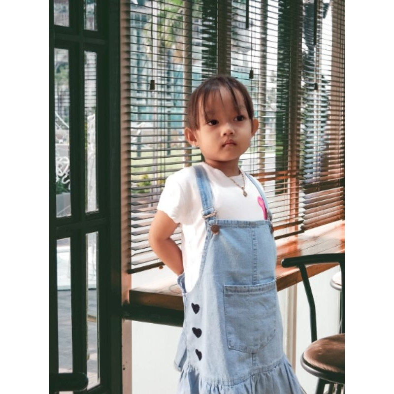 BAJU KODOK//OVERALL ROK ANAK PEREMPUAN