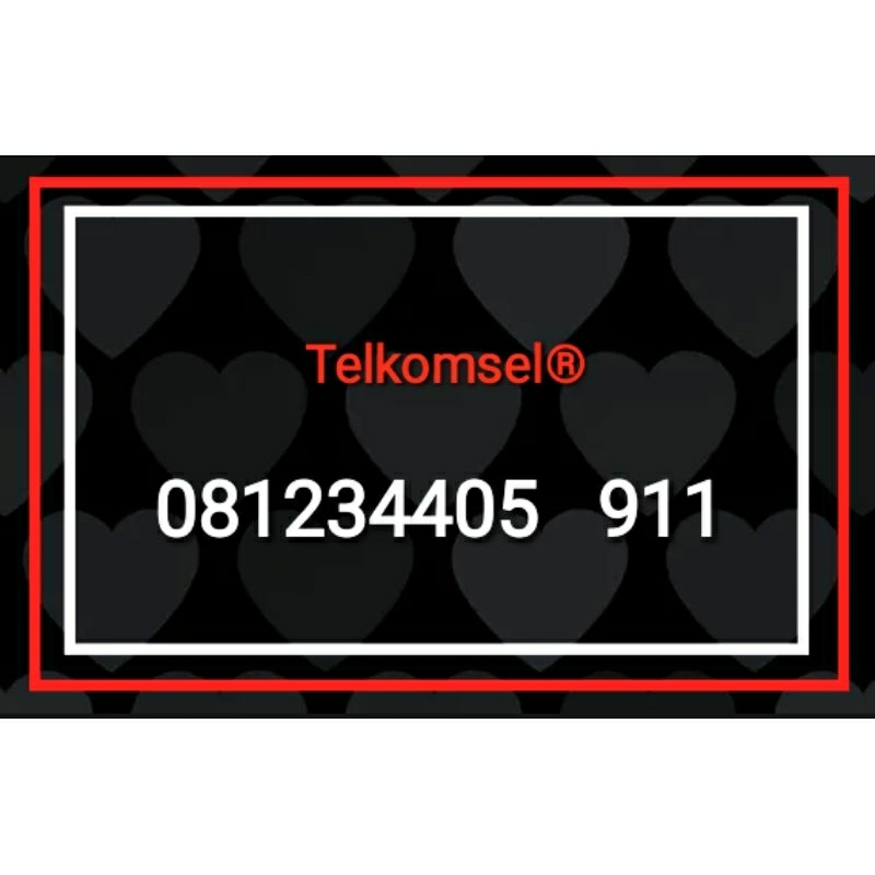 Nomor Cantik Telkomsel simPATI/KartuAs/LOOP Seri Urut Naik 12345