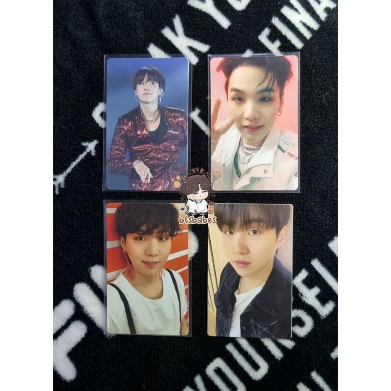 pc suga lys seoul love yourself seoul dvd / pc clue mcb map concept book suga / pob fc japan suga