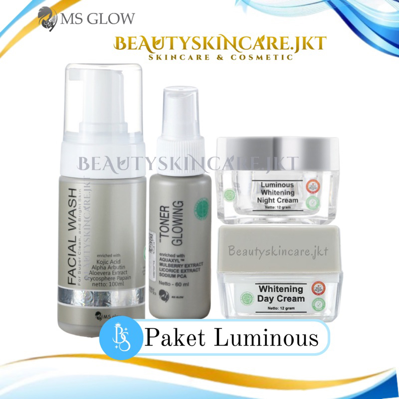 Ms Glow Paket Luminous Free Pouch | Paket Luminous Ms Glow