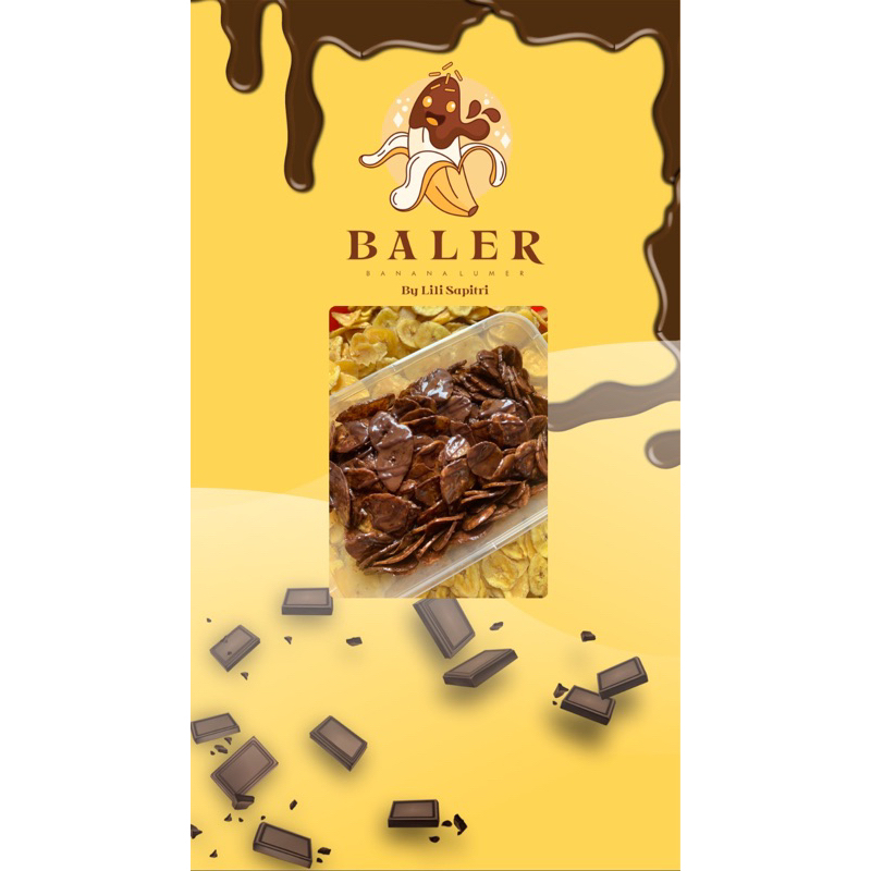 

2 Box 115gr KRIPIK PISANG COKLAT