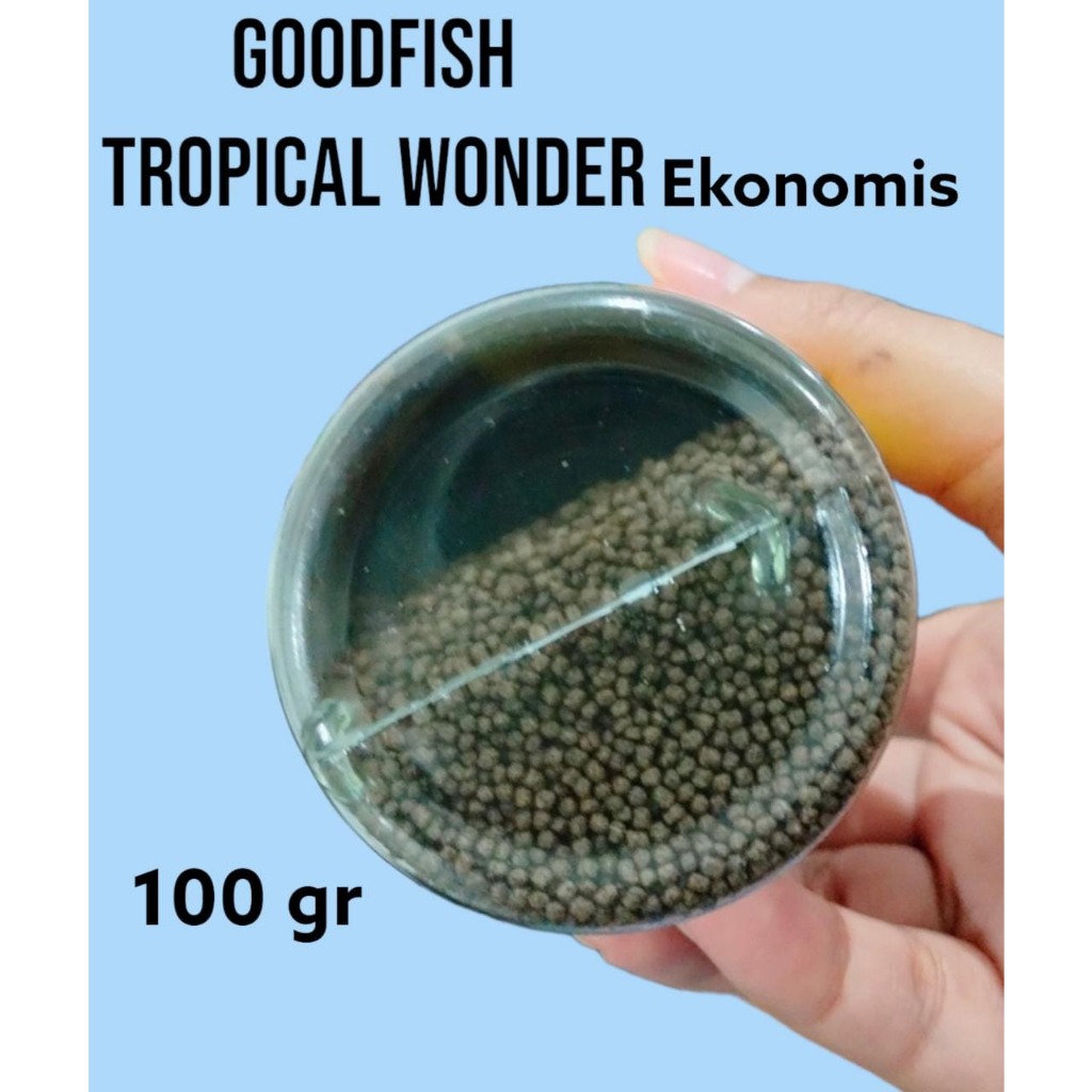 Goodfish Tropical Wonder EKONOMIS Ornamental Fish Food 100gr makanan ikan cuppang guppy molly