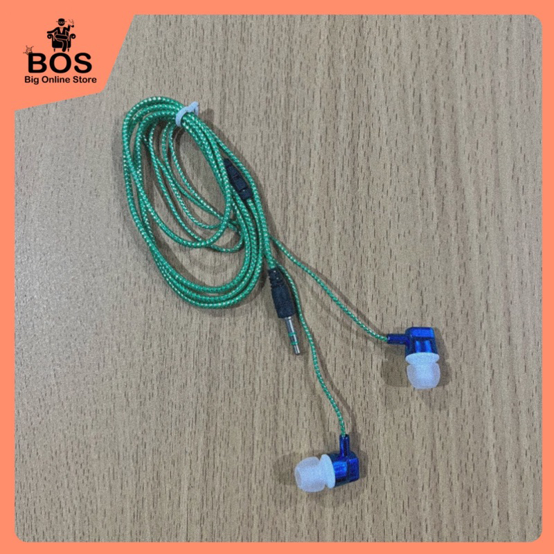 BOS - HF MUSIC MP3 NEW RANDOM | HANDSFREE HENSET EARPHONE NON MIC STEREO