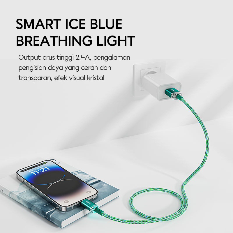 VIVAN VXM100S / VXC100S / VXL100S /Kabel Data Type C/Lightning/Micro USB 100cm Fast Charging 3A/2.4A - Garansi Resmi 1 Tahun