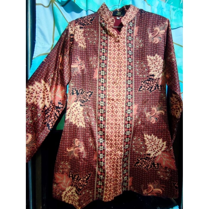 Baju batik atasan wanita Batik Trusmi Cirebon