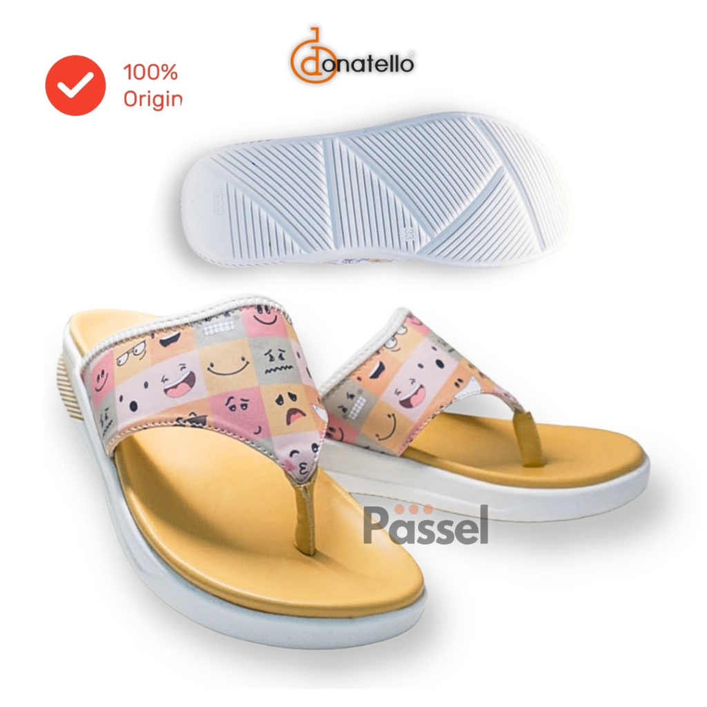 Donatello Sz. 26-30 / 31-35 Sandal Print Anak Perempuan DC11031A / DC11032A / DC11033A / DC11034A / DC11035A / DC110301 / DC110302 / DC110303 / DC110304 / DC110305