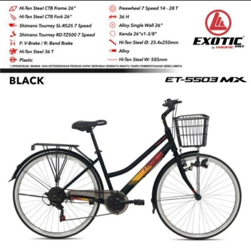Sepeda Keranjang CTB Exotic 5503 MX 26Inch 7Sp