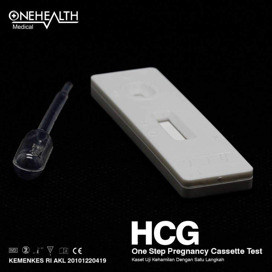 HCG Test Hamil Casette Type GP Care / Alat Tes Kehamilan Tetes Tespek