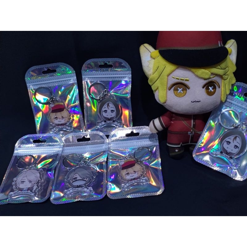 Identity V acrylic keychain (Victor, Naib, Aesop, Frederick) by @vi_gurantsu