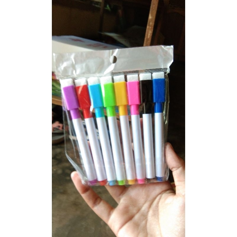 

spidol mini anak aneka warna bisa dihapus
