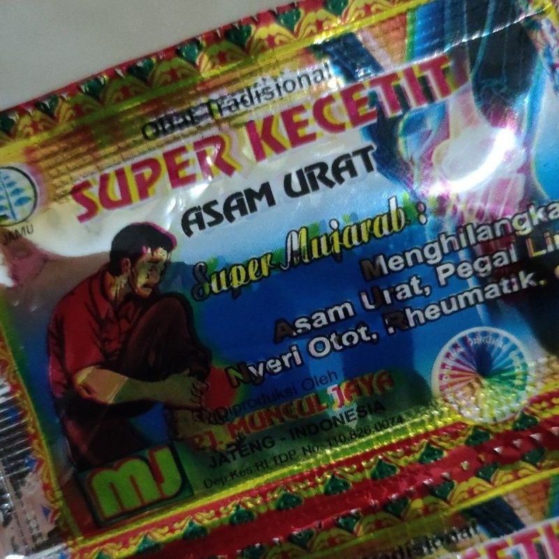 Super Kecetit Asam Urat Ecer