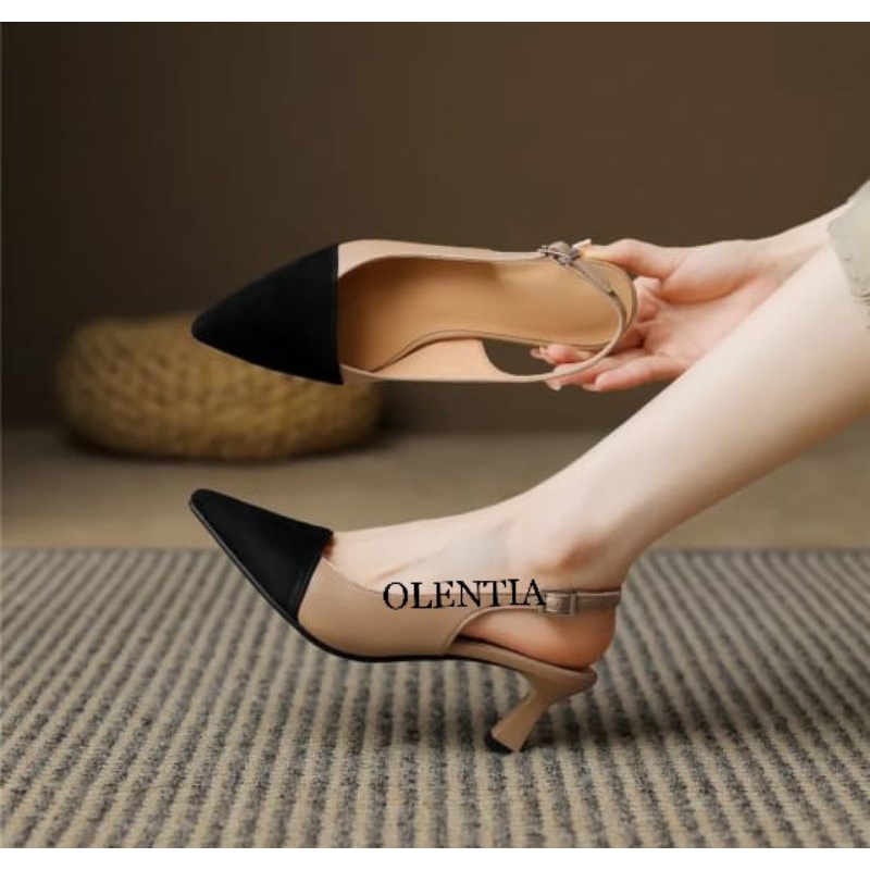 Sepatu Wanita Heels mules 7cm SAM 04