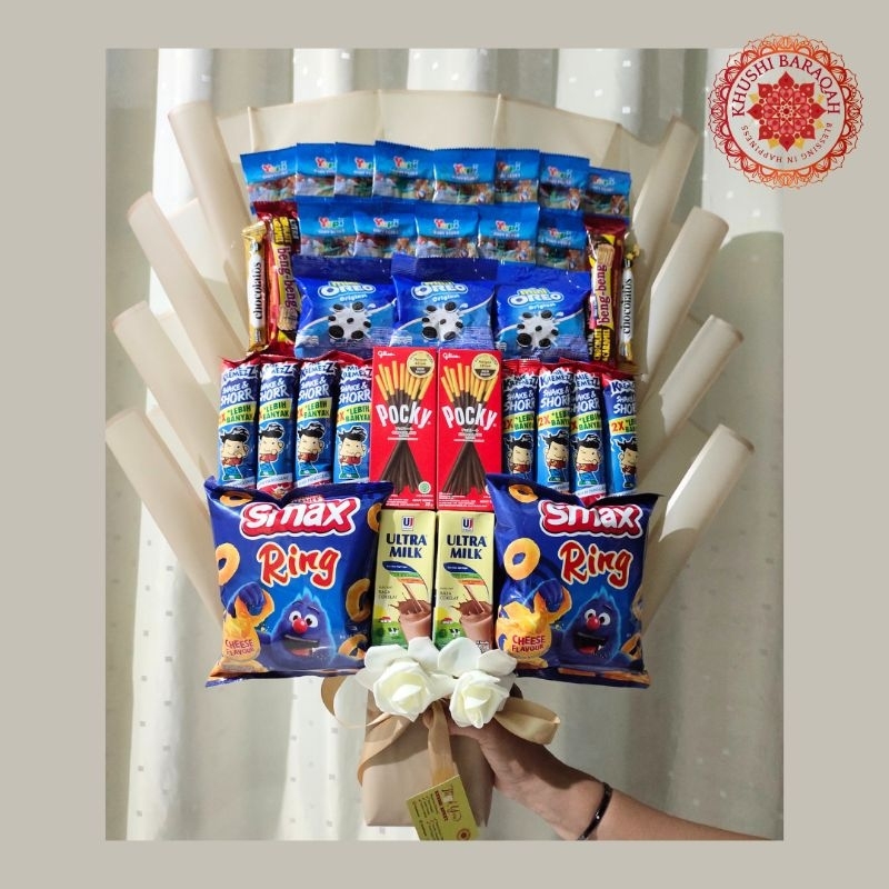 

Buket Snack Kado Ulang Tahun Jumbo Custom Sesuai Budget