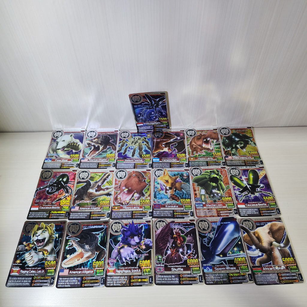 Kartu animal kaiser silver ori