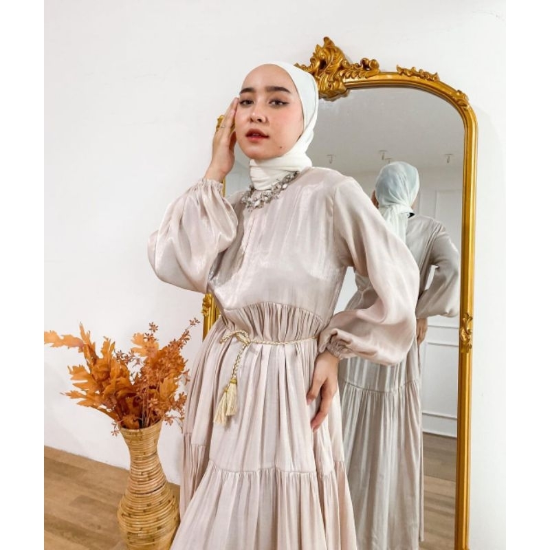 Gamis Shimmer Fabric Premium | Gamis Pesta | Gamis Kondangan