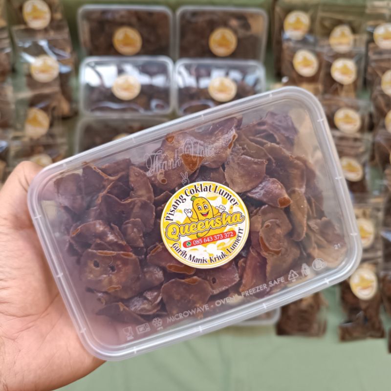 

keripik pisang coklat lumer surabaya kemasan 225gr