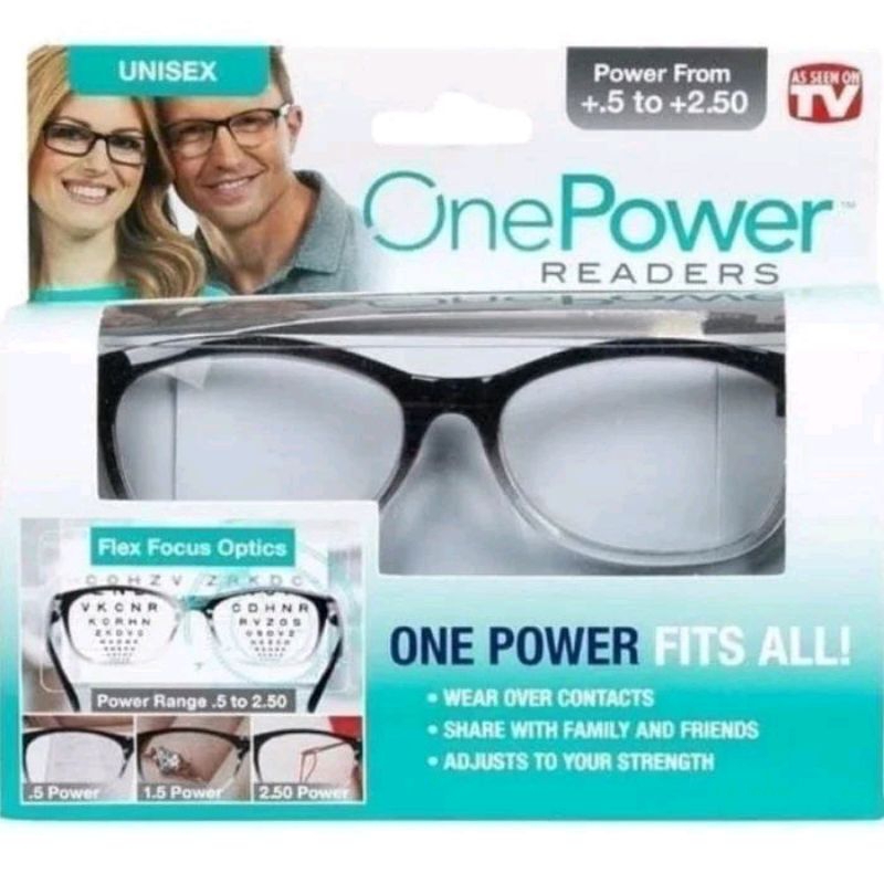 Kacamata Baca Plus Auto Fokus / One Power Readers Unisex Focus
