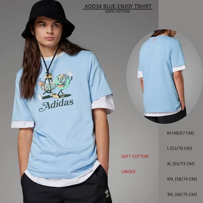 Kaos Unisex Add 34 Graphic Tshirt