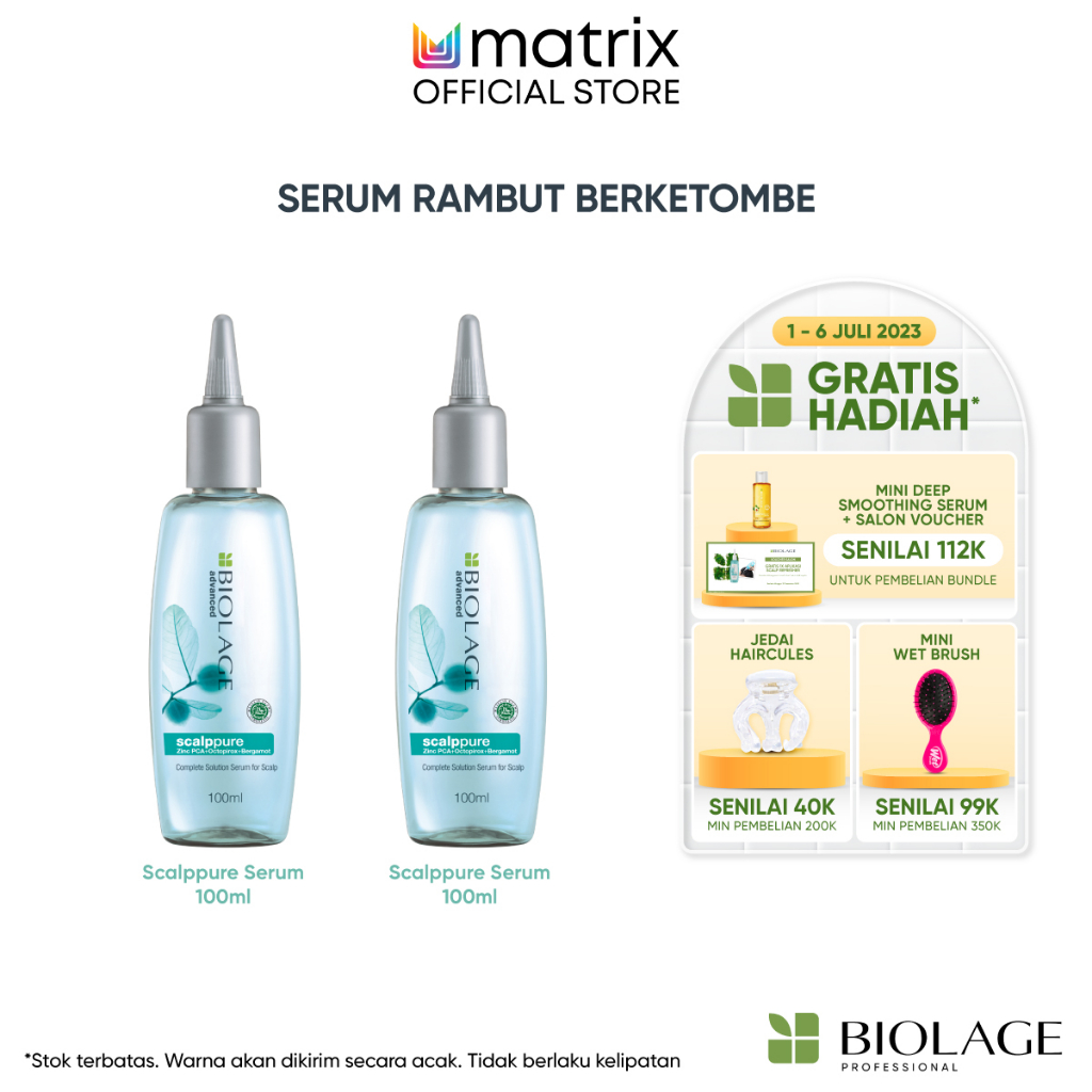 Biolage Scalppure Serum 100ml Twinpack - Serum Perawatan Kulit Kepala