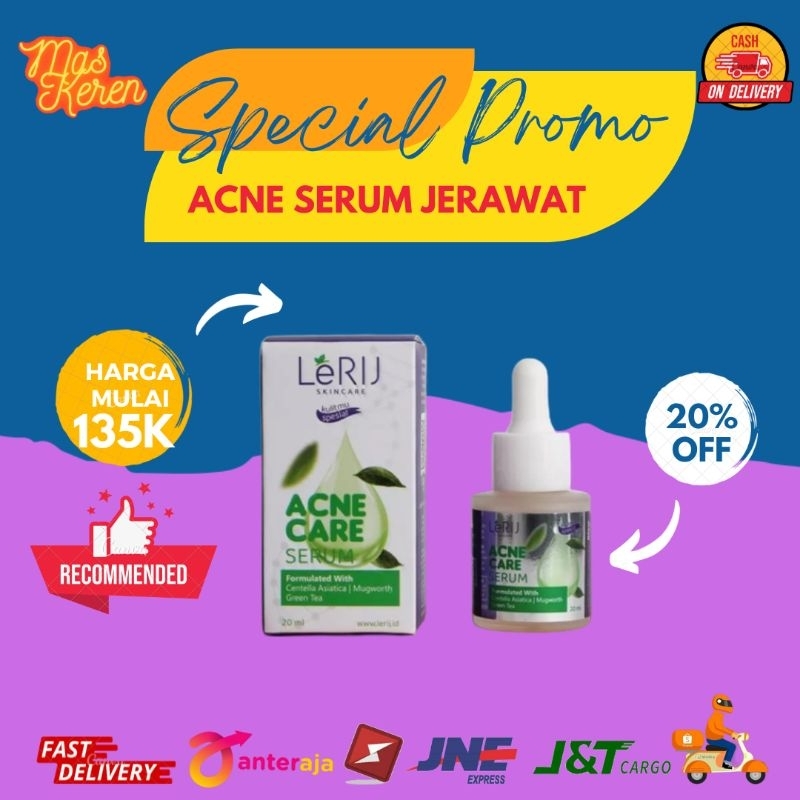 Perawatan jerawat / obat jerawat  Afiato LeRIJ Acne Care Serum