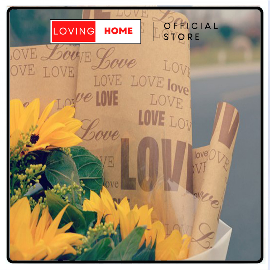 LOVING HOME - Kertas Kado Fancy Paper Classic vintage love cinta valentine gift