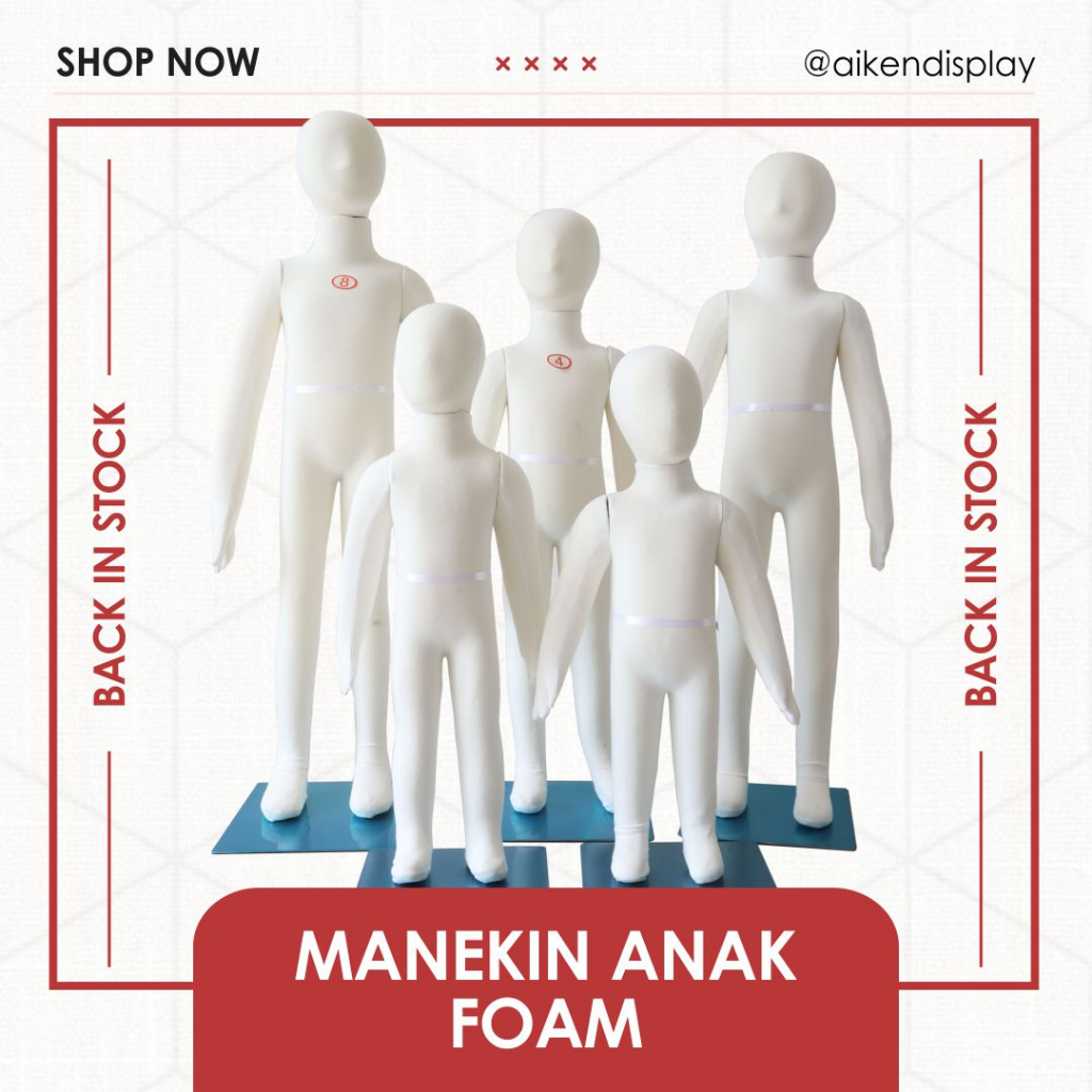 Manekin foam anak 2 tahun , manekin anak, manekin foam, patung full body, manekin , patung baju