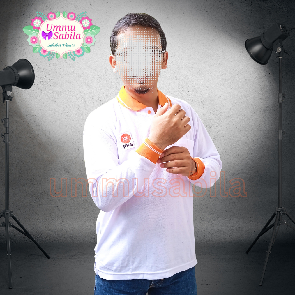 Kaos PKS Logo Baru T-shirt Partai Keadilan Sejahtera | Kaos Polo PKS | Atribut & Seragam PKS