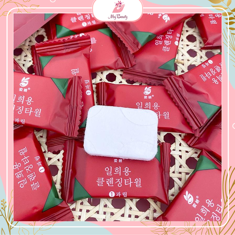 MSY Tissue Handuk Mini Permen Travelling Liburan Kompress Towel Portable 20*22CM/24*30CM