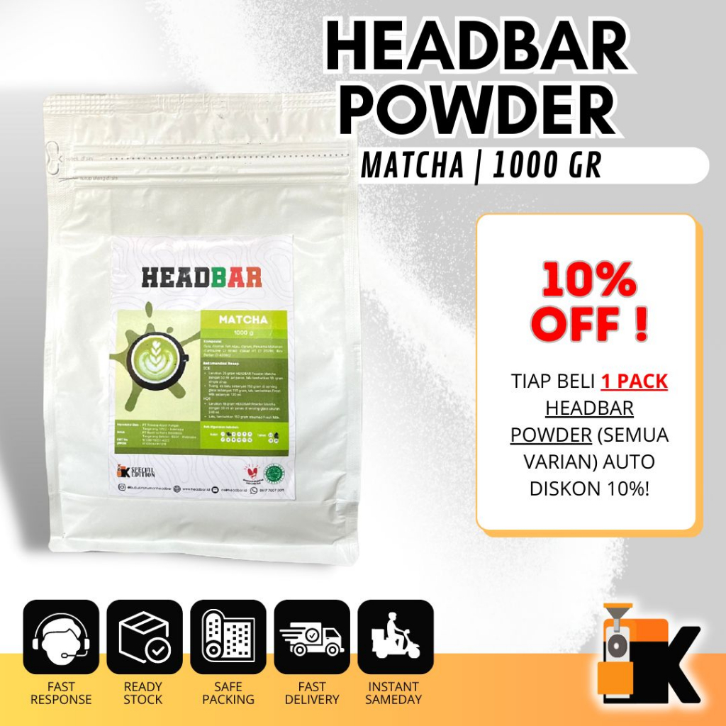 

Kieta Roastery - Headbar Powder Matcha 1000gr
