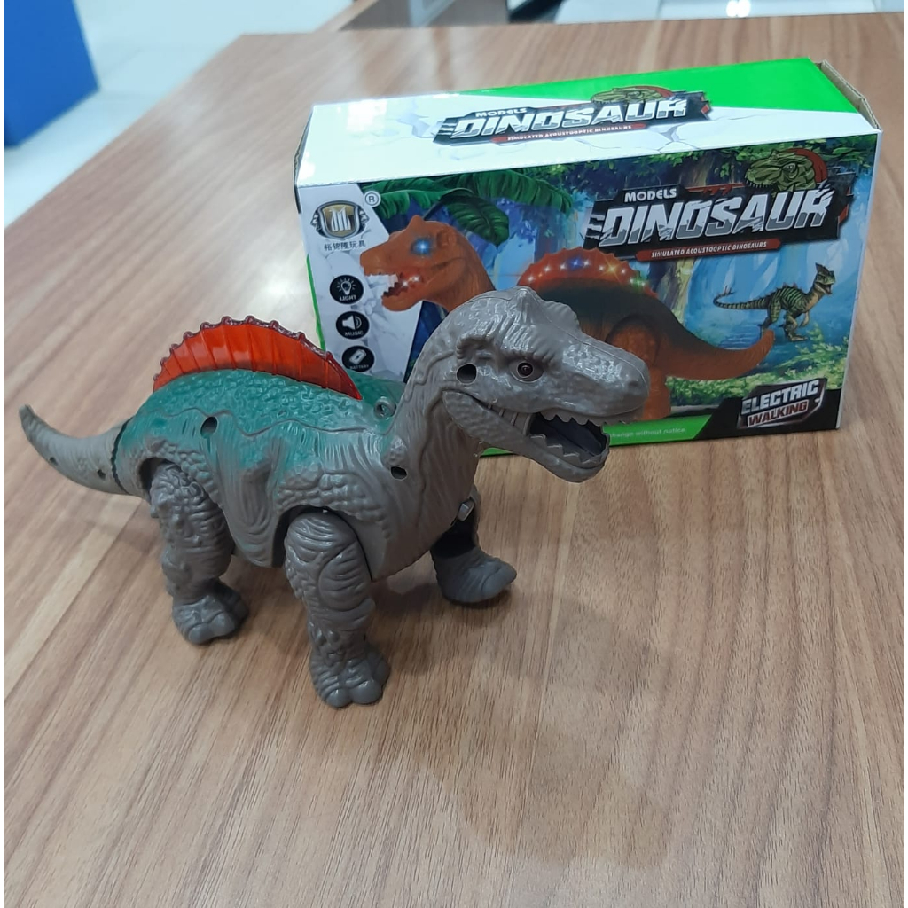 Mainan Dinosaurus berjalan - Dinosaurus Bersuara dan Nyala - Kado Anak